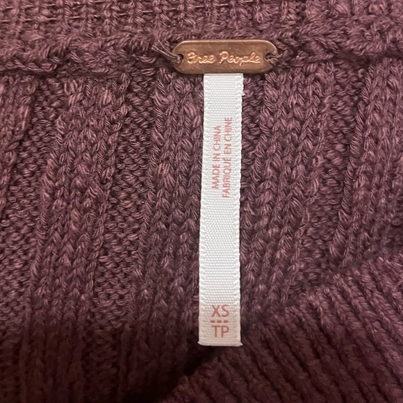 Free People Mod Wrap Skirt in Ribbed Knit Cotton Blend, size XS - Picture 5 of 5